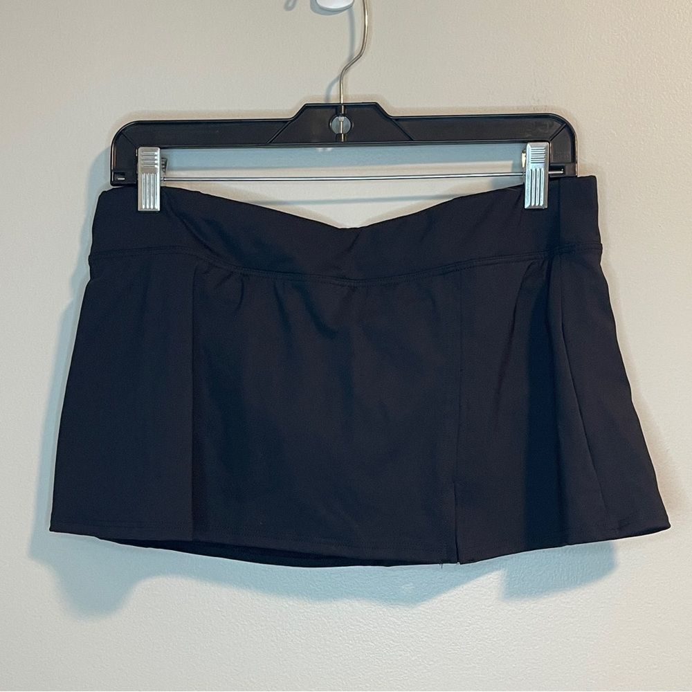 Lands' End Black Swim Skirt